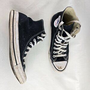Converse Chuck Taylor All Star High Top Mens 7.5  Womens 9.5 Black Sneakers